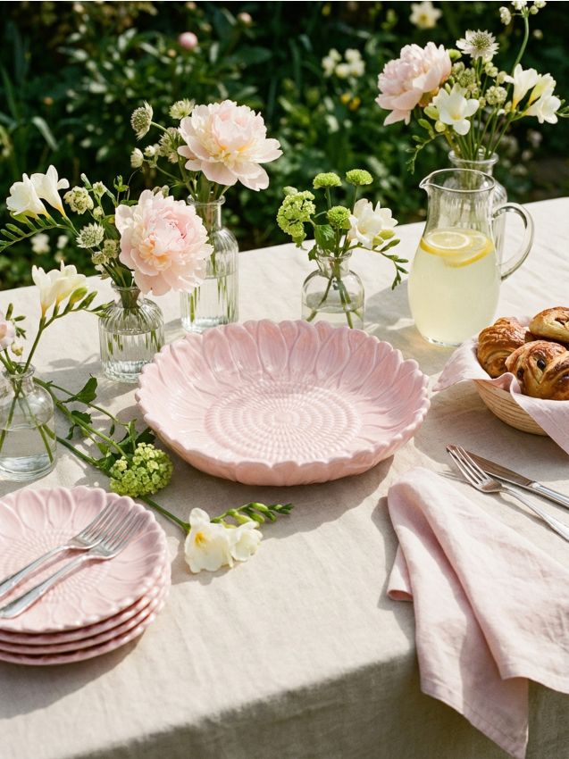 Sinsay - Bol cu motiv floral - roz-pastel