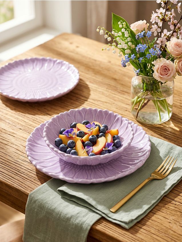 Sinsay - Bol cu motiv floral - lavand