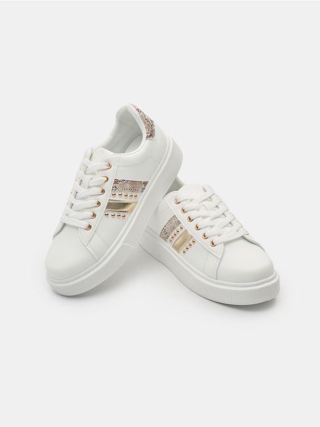 Sinsay - Sneakers cu detalii decorative - multicolor