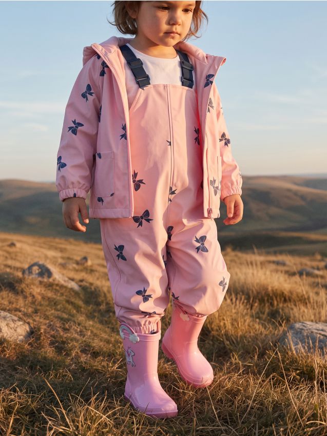 Sinsay - Cizme de ploaie cu talpă LED luminoasă și imprimeu unicorn - roz