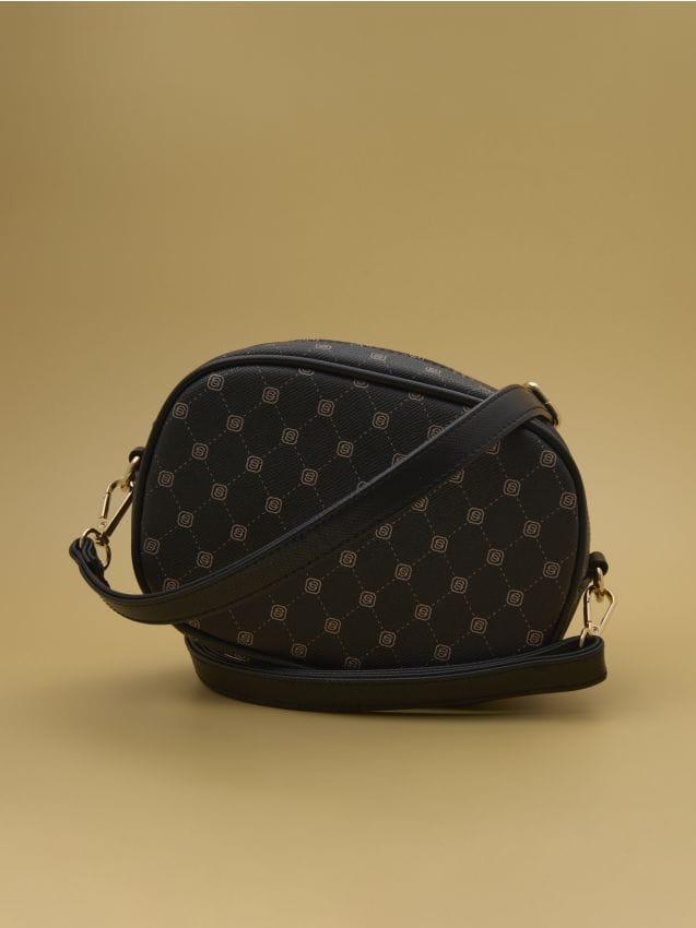 [HAZZYS]Monogram Shopper Bag (Pouch SET)★人気★ Mohito - Torebka crossbody w monogram - Beżowy - Ceny i