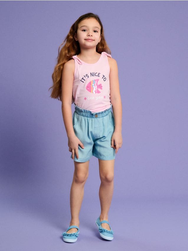 Sinsay - Tricou cu mânecă scurtă - roz