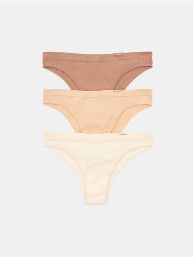 Majtki brazyliany 3 pack - SINSAY