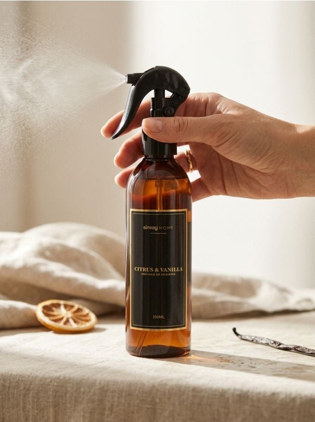Sinsay - Odorizant de cameră Citrus & Vanilla - negru