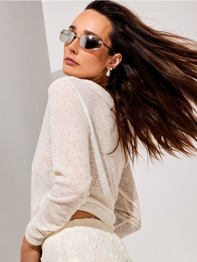 Sinsay - Ochelari de soare cu rame metalice - multicolor