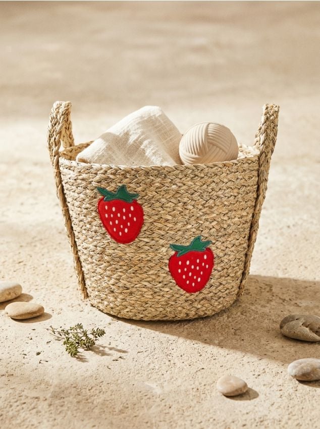 Sinsay - Coș de depozitare împletit - bej