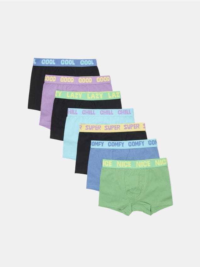 Sinsay - Pamučne bokserice s natpisom 7 pack