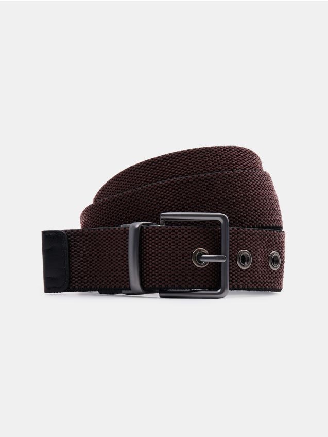 Sinsay - Curea textilă pentru pantaloni cu cataramă metalică - multicolor