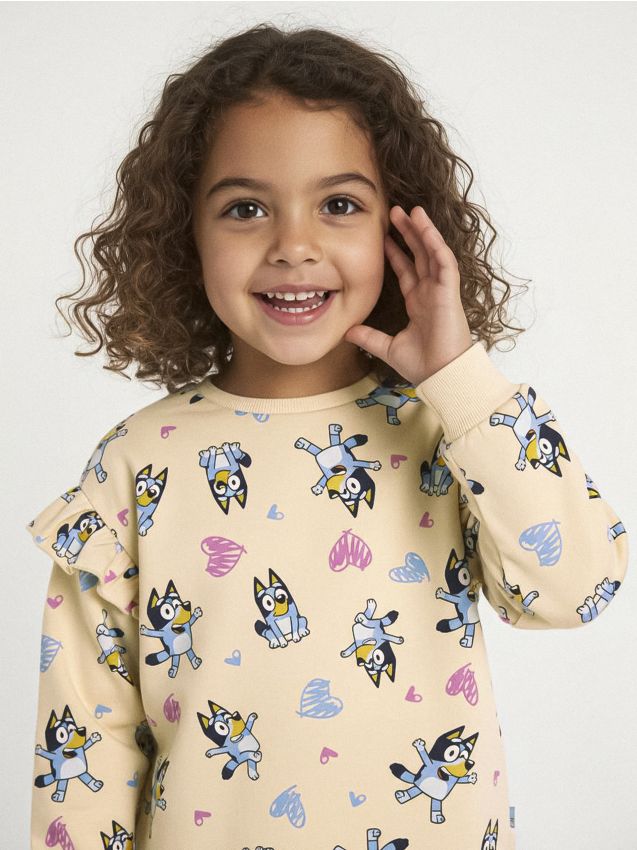 Sinsay - Mikina Bluey - krémová