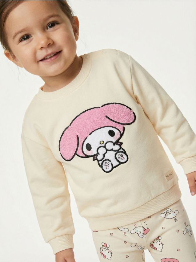 Sinsay - Hanorac crewneck My Melody - bej