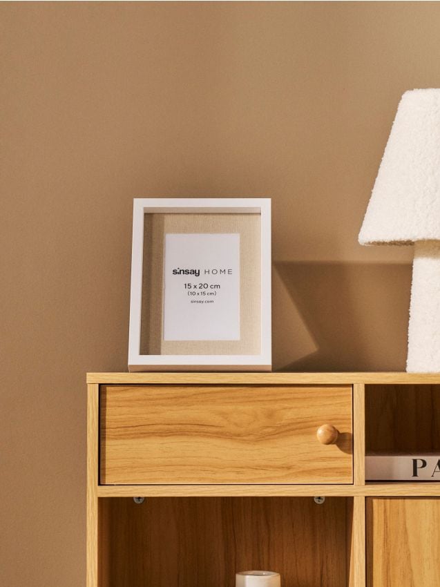 Sinsay - Ramă foto - alb