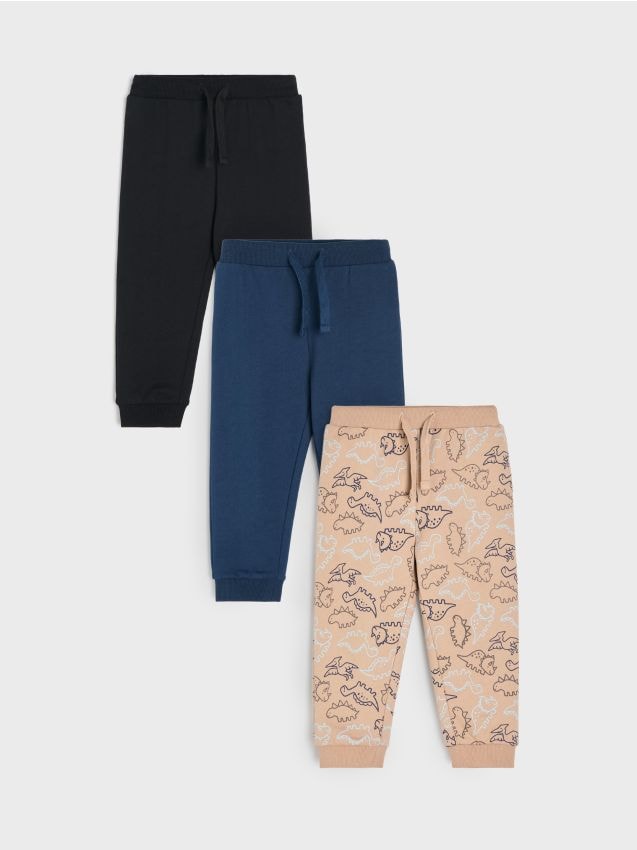 Sinsay - Set de 3 perechi de pantaloni de trening - multicolor
