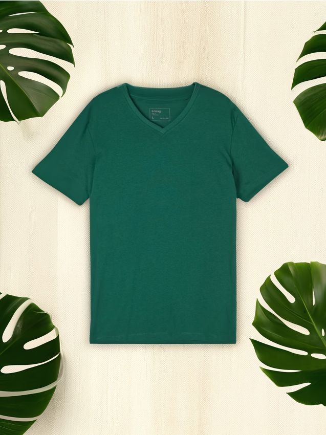 Sinsay - Tricou - Verde-metalizat