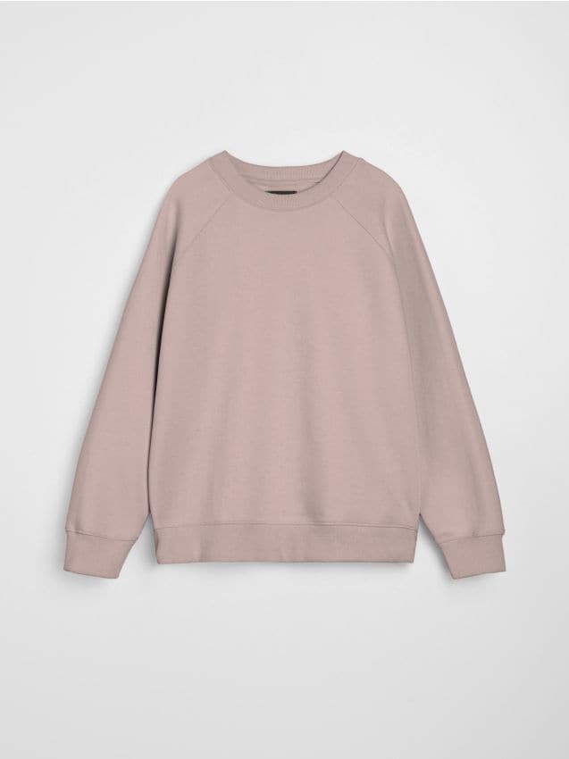 Sinsay - Mikina s okrúhlym výstrihom - béžová