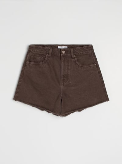 Szorty jeansowe high waist
