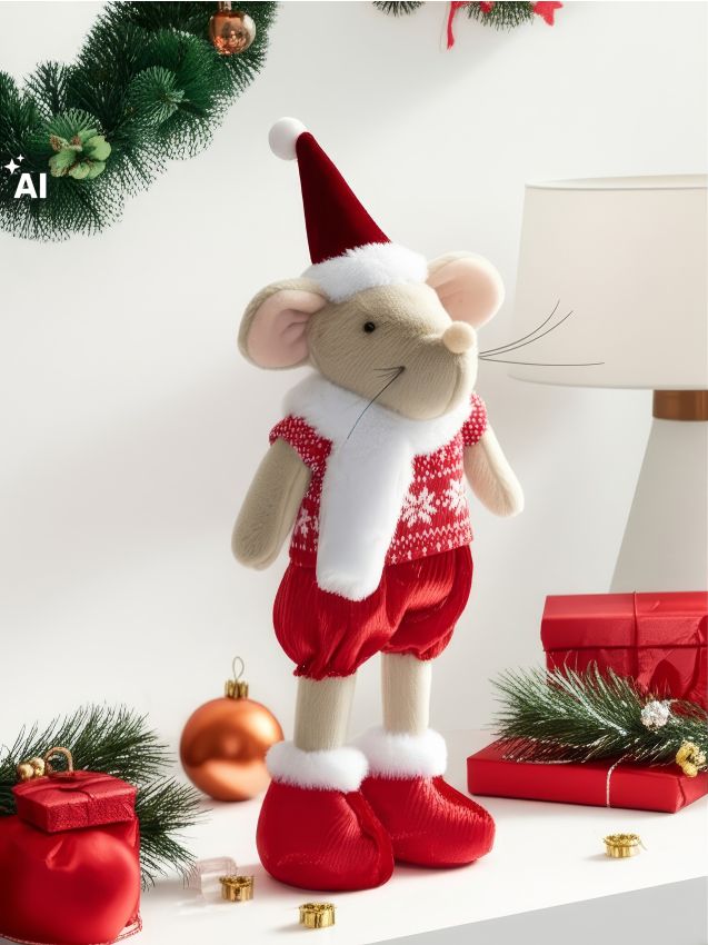 Sinsay - Decorațiune de Crăciun de sine stătătoare în formă de șoarece - multicolor