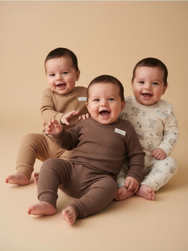 Sinsay - Súprava 3 legín - krémová