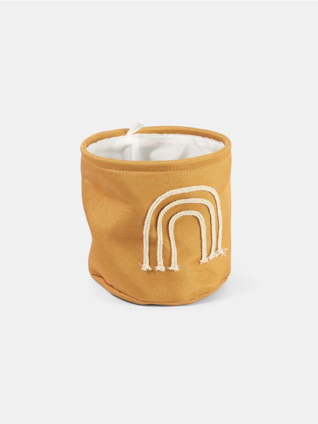 Sinsay - Úložný kôš s potlačou - oranžová