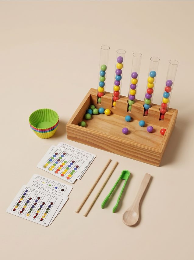 Set educativo – ordinatore e apprendimento del conteggio - multicolor