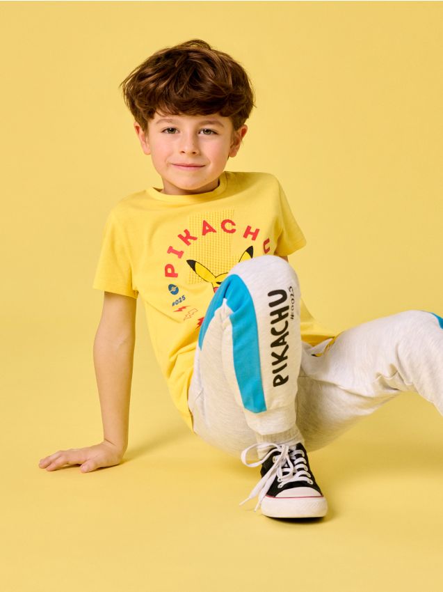 Sinsay - Nohavice Pokemon - svetlošedá