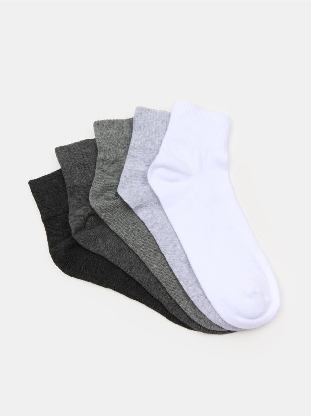 Sinsay - Súprava 5 párov ponožiek - viacfarebná