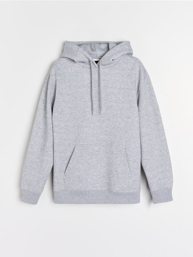Sinsay - Mikina s kapucňou - svetlošedá