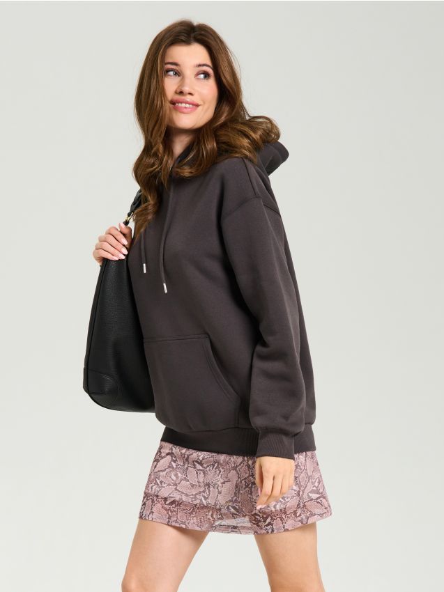 Jednostavna dukserica sa kapuljačom basic - SINSAY