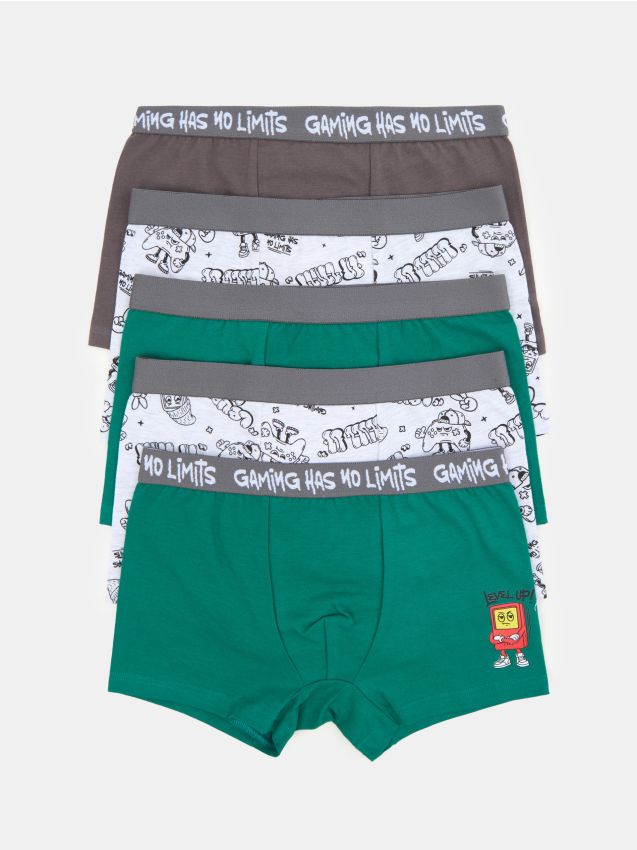 Sinsay - Boxeri din bumbac, set de 5 - multicolor