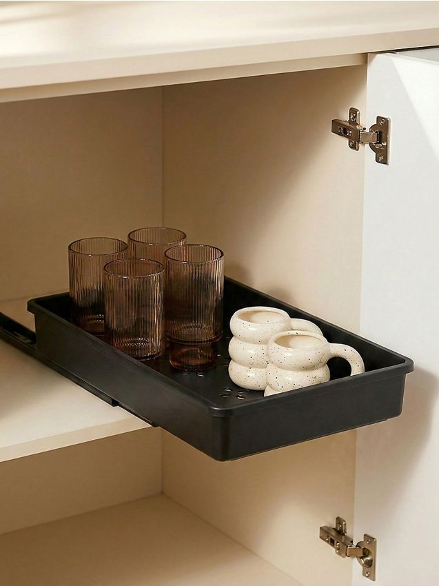 Sinsay - Raft glisant pentru dulap - negru