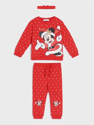 Minnie Mouse Christmas baby set