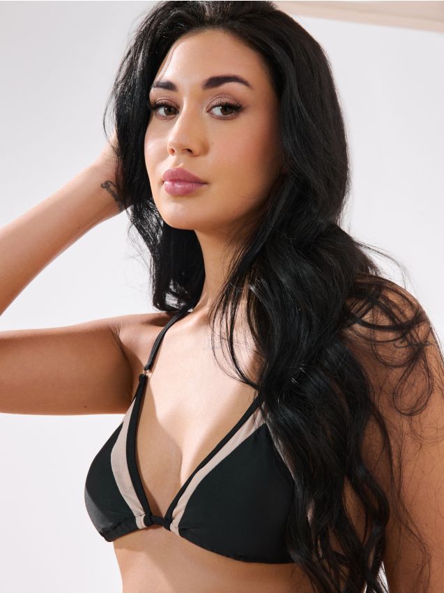 Góra od bikini z siateczką - SINSAY