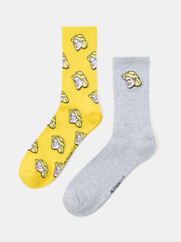 Sinsay - Súprava 2 párov ponožiek Shrek - viacfarebná