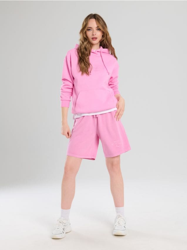 Bluza z kapturem i haftem - SINSAY