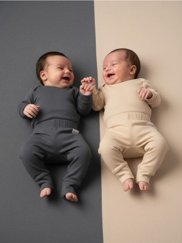 Sinsay - Zateplené nohavice, balenie 2 ks - tmavosivá