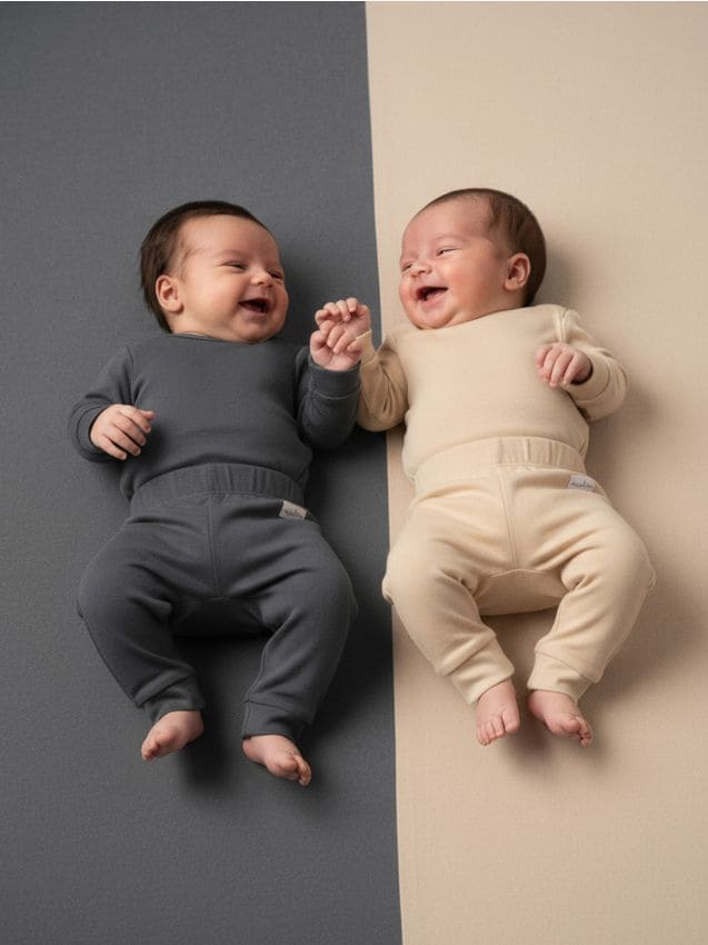 Sinsay - Zateplené nohavice, balenie 2 ks - tmavosivá