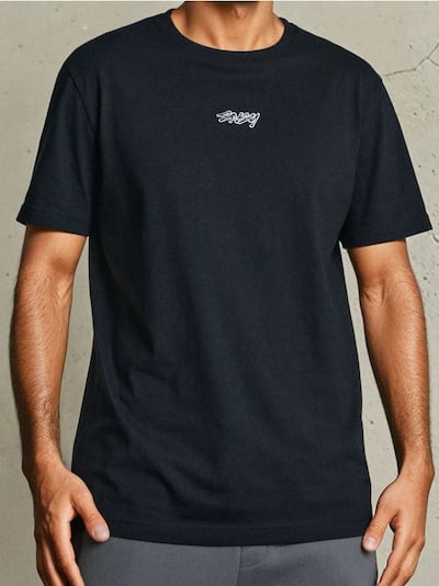 Βαμβακερό μπλουζάκι με στάμπα