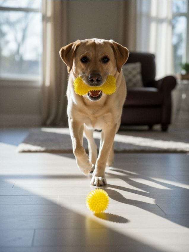 Sinsay - Set de jucării din cauciuc pentru câini - galben