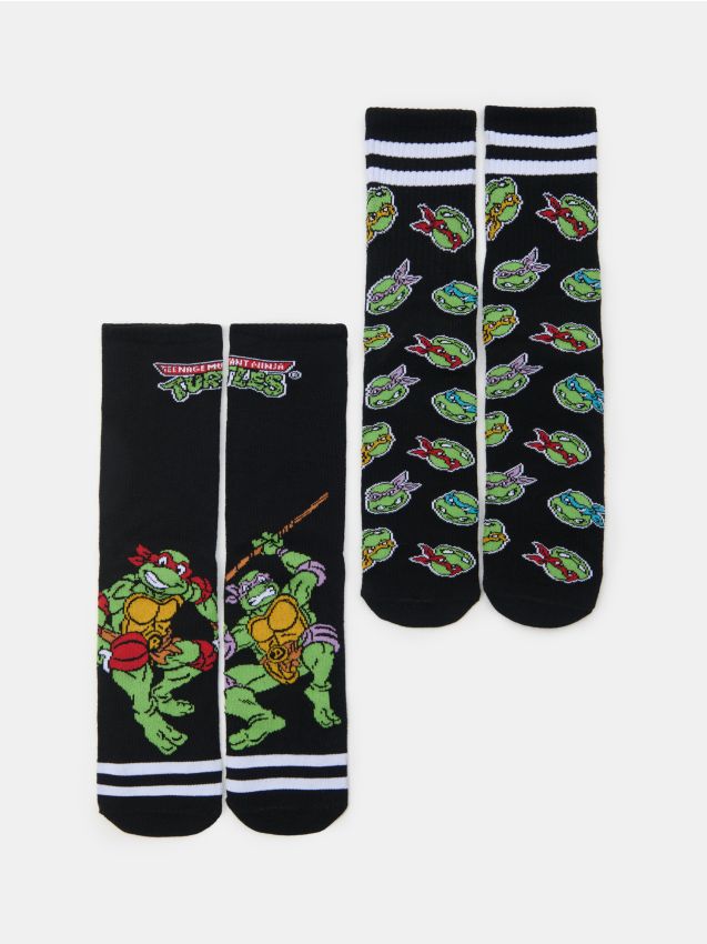Sinsay - Súprava 2 párov ponožiek Teenage Mutant Ninja Turtles - viacfarebná