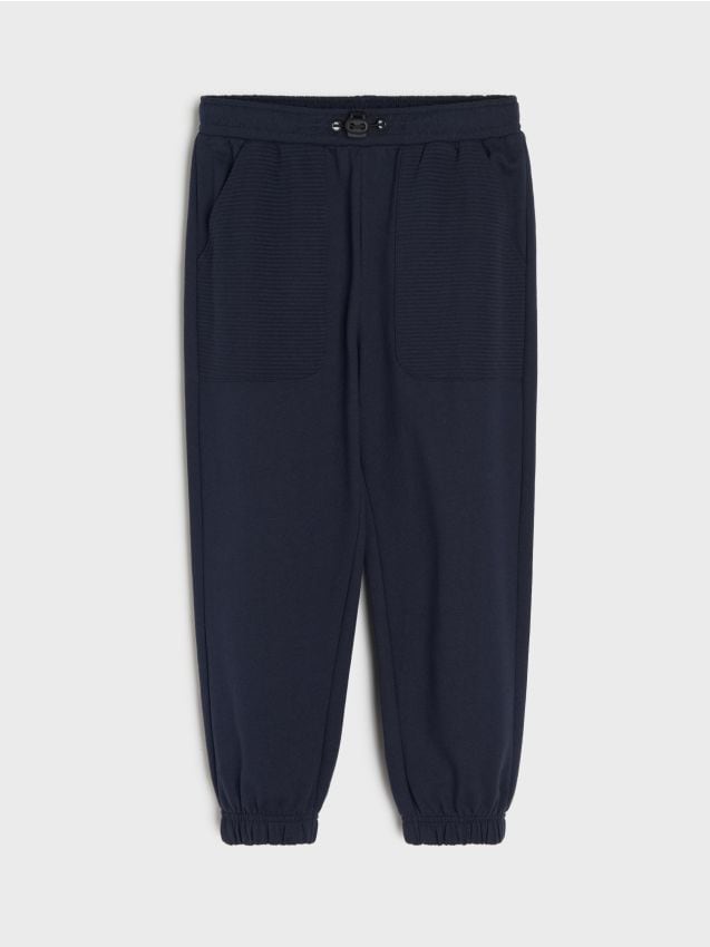 Sinsay - Pantaloni de trening tip jogger - bleumarin