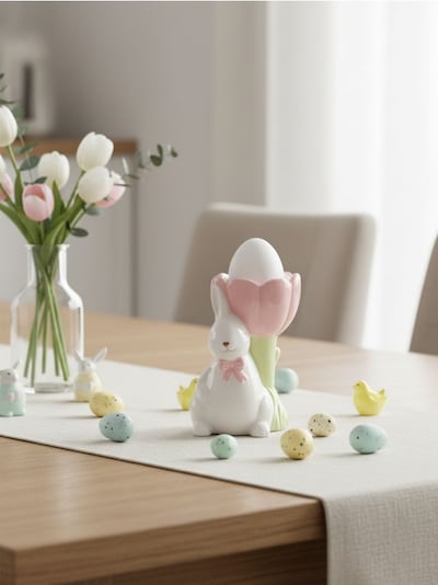 Πασχαλινό διακοσμητικό σε όρθια θέση σε σχήμα λαγού
