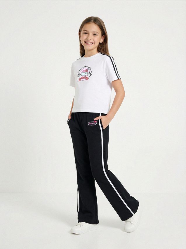 Sinsay - Set de tricou cu mânecă scurtă și pantaloni - multicolor