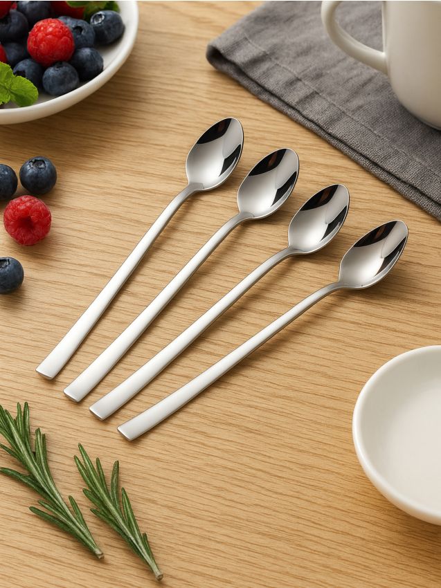 Sinsay - Lyžičky 4 balenie - strieborná