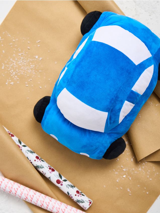 Sinsay - Plišová hračka v tvare auta - modrá