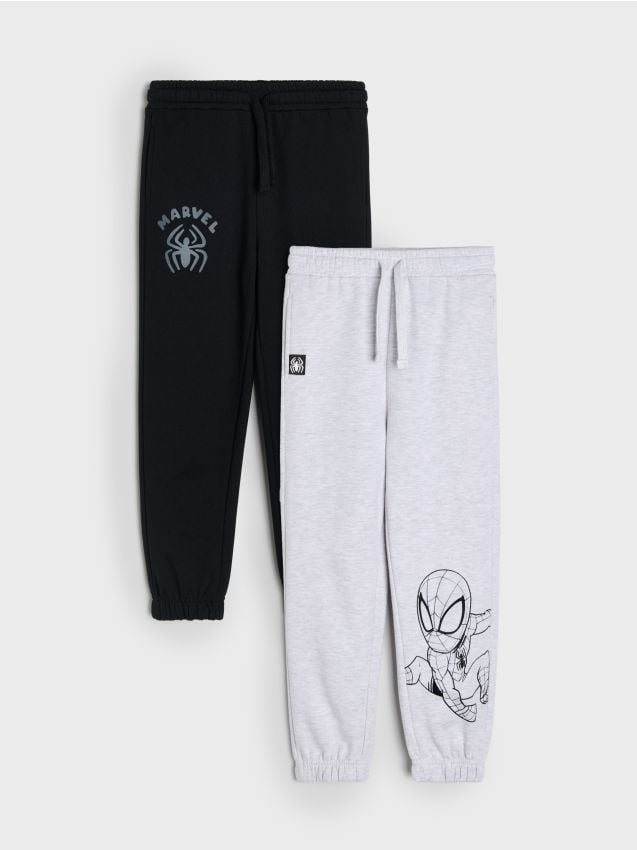Sinsay - Pantaloni de trening loose jogger 2 pack - multicolor