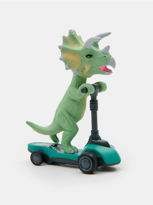Sinsay - Figúrka dinosaura na kolobežke - tmavozelená