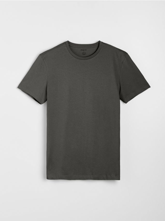 Sinsay - Tricou din bumbac basic - kaki
