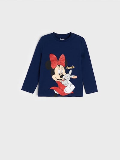 T-krekls ar garām piedurknēm Minnie Mouse