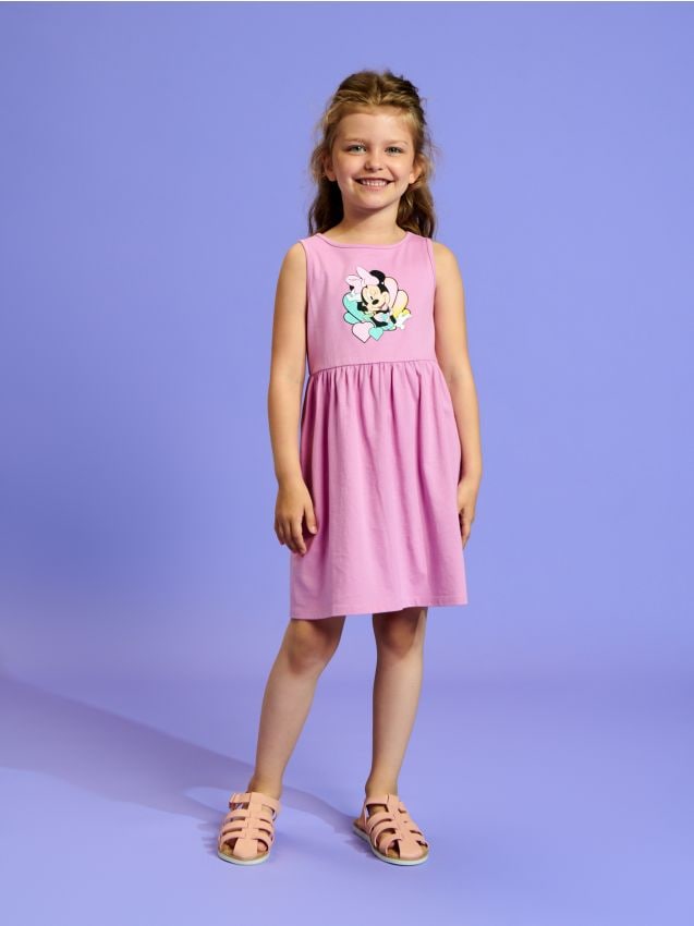 Sinsay - Set de 2 rochii Minnie Mouse - verde-mentă