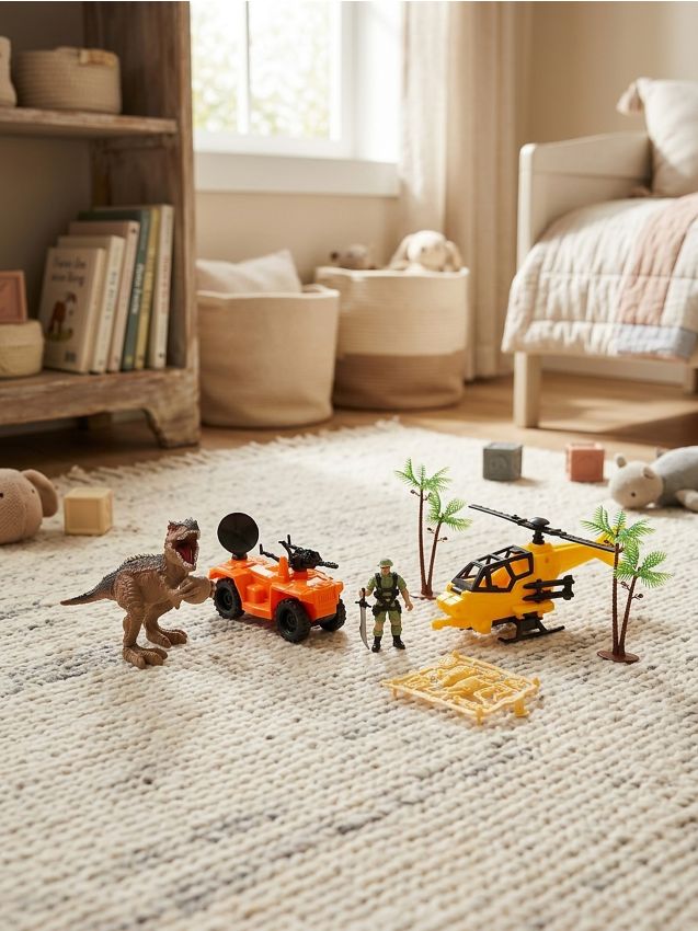 Sinsay - Jucărie - Set de figurine cu dinozauri - multicolor