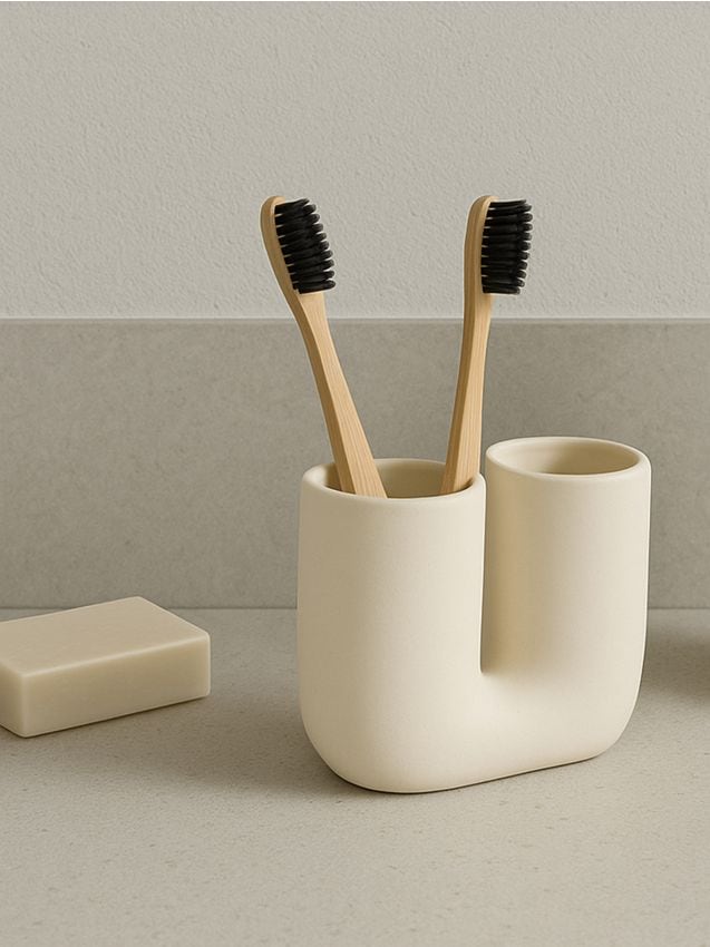 Sinsay - TOOTHBRUSH STORAGE - telová